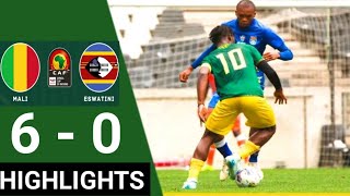 Mali vs Eswatini highlights 60  AFCON Qualifiers 2025 [upl. by Berthoud]