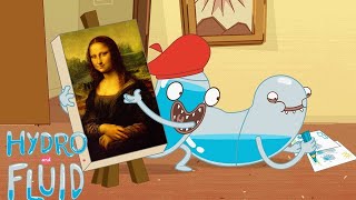 HYDRO et FLUID  Le grand peintre  Épisodes complets HD  Dessins Animés Pour Enfants  WildBrain [upl. by Nodnil]