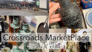 Crossroads Marketplace  Antique shopping in Brantford Ontario  Life Art Thrift [upl. by Yatnuhs]