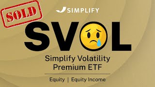 SVOL Lowers DividendBad Sign [upl. by Nylirej200]