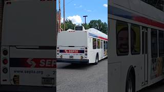 SEPTA 2010 New Flyer DE40LFR 8405 on rt R terminating at Wissahickon Transportation Center [upl. by Onivag10]