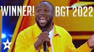 WINNER Of Britains Got Talent 2022 Is Comedian Axel Blake All Auditions amp Performances [upl. by Esirehc]