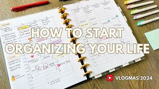 How To Organize Your Life Life Categories vlogmas2024 [upl. by Ynagoham]