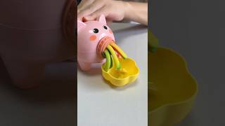 Kinder Joy Noodles Gadget Pinki and Chinki eat together 😲 shorts [upl. by Dotti]