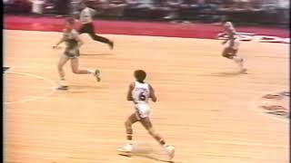 Julius Erving vs Celtics Game 7 1977 Legendary Dunk on Cowens [upl. by Mosra352]