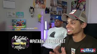 REACCIONANDO A NO TE QUIEREN CONMIGO REMIX PatabajoElPodcast [upl. by Iah]