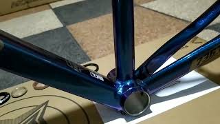 Frameset Mosso Road 736 TCA Rim Brake Super Light Bentley Blue [upl. by Artinad]