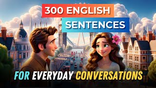 Learn English 300 Common Sentences for Daily English Conversation  Speaking Skills [upl. by Dickson17]