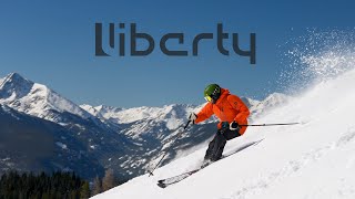 Skiing Colorado Vail  Liberty Skis Directors Cut [upl. by Ihsorih]