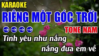 Riêng Một Góc Trời Karaoke Tone Nam Karaoke Phương Thảo  Beat Mới [upl. by Menedez]