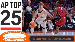 Illinois Basketball NOT ranked in he Top 25 AP Poll after one week  From Beyond Champaign [upl. by Orel]