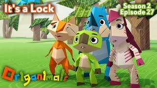 Its a Lock  ORIGANIMALS 11Minute Cartoons for Kids [upl. by Eudora]