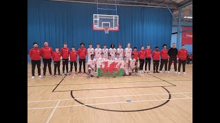 Basketball Wales U15 Men v Northern Ireland U15 Men 2024 02 17 Game 1 [upl. by Eidoj]