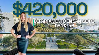 INCREÍBLE VISTA desde este DEPARTAMENTO en SAN ISIDRO por 💵420000 [upl. by Novihs]