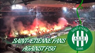 SAINT ETIENNE FANS AGAINST PSG [upl. by Ihcehcu]