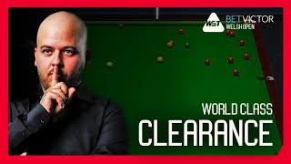 BEST CLEARANCE EVER  Brecel makes INCREDIBLE Break vs Dott 🤯  BetVictor Welsh Open [upl. by Bettye722]