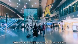 Qatar airport  Transfers Doha airport Qatar  Transit Qatar airport [upl. by Novikoff667]