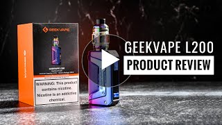 GeekVape L200 Review Is This the Ultimate Vaping Device  Black Note [upl. by Eenhpad]