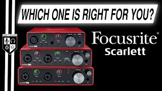 Focusrite Scarlett Solo vs 2i2 vs 4i4 BEST AUDIO INTERFACE UNDER 200 [upl. by Lodnar]