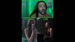 OLIVIA RODRIGO STUDIO VS LIVE  TOM REACTS [upl. by Anelaj]