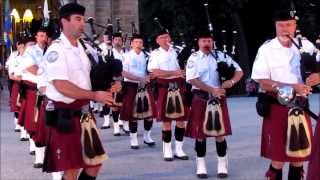 Irish Thunder Pipes amp Drums play the Chapel at Valley Forge Park 81413 [upl. by Kcirderf]