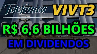 TELEFÔNICA BRASIL VIVT3  PROVENTOS MILIONÁRIOS PARA OS ACIONISTAS [upl. by Notsur719]