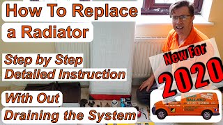 How to Replace a Radiator with out draining the system [upl. by Terencio]