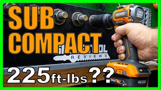 Ridgid Sub Compact Impact Wrench Review 225 ftlbs [upl. by Anah]