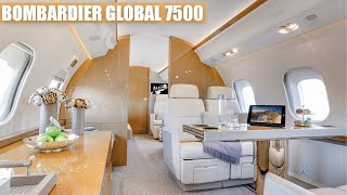 Inside Bombardier Global 7500 Private Jet [upl. by Ailil155]