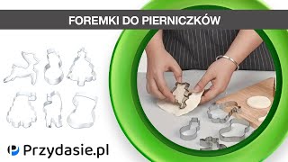 Foremki do wykrawania wykrawacze pierników ciastek ciasteczek 6szt  PrzydaSiePL [upl. by Nwahshar]