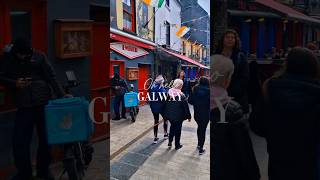 Galway city famous for its incredible food and nightlife 🇮🇪❤️ travel ireland [upl. by Arvell]