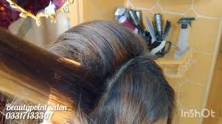 backcombing karane ka tarika  beautypoint studio [upl. by Ahsytal]