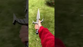 Do you want Skyrim Mehrunes Dagon Razor Life Size Metal Replica skyrim elderscrolls sword [upl. by Rissa]