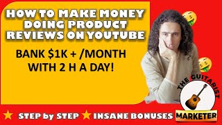 How to make money doing product reviews on youtube ♠️making money with YOUTUBE [upl. by Reema]