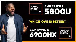 AMD Ryzen 7 5800U vs AMD Ryzen 9 6900HX Comparison [upl. by Yaniv920]