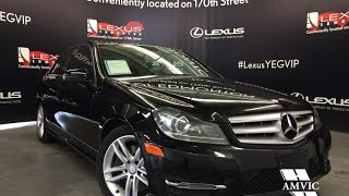 Used Black 2013 MercedesBenz CClass C300 4MATIC In Depth Review Beaumont Alberta [upl. by Norab574]