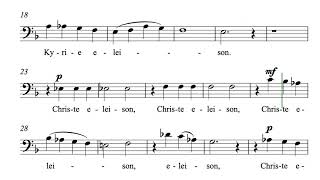 Messe Op190  Rheinberger  Kyrie  Bass 1 [upl. by Quick]