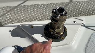 Winch Install on a Seaward 25 [upl. by Gizela]