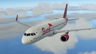 Batik Air Airbus a320 Surabaya  Kendari P3D v53 Indonesia [upl. by Theta]