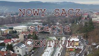 Nowy Sącz Miasto Stacja PKP NowySącz NowySączMiasto PKP Ofensywa remontowa PLK [upl. by Allenad]