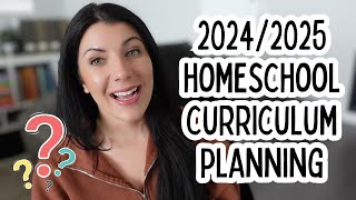 Planning 20242025 Homeschool Curriculum Picks What Will We Use [upl. by Anibur]