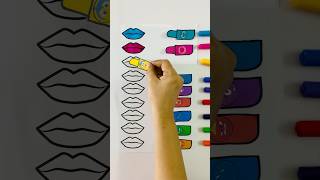 🥰Cute Inside Out lipsticks insideout2 diy shortsfeed art craft coloring [upl. by Htenek]