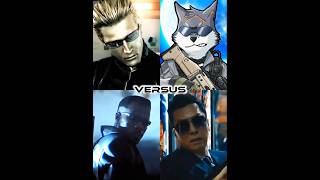 Wesker vs Blade vs Caine vs Beo  bad2bad residentevil blade mcu johnwick vsedit [upl. by Atinad]