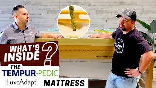 Whats Really Inside The TempurPedic Luxe Adapt Mattress  Anatomy Of A Mattress [upl. by Filippo]