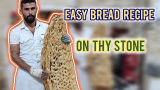 how to make iranian bread sangak bread maker recipes iranian traditional recipe iranian bread [upl. by Cate838]