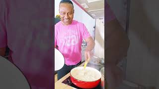 Daddy is cooking the most delicious creamy meatball sauce irresistible [upl. by Abernathy]