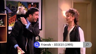 FRIENDS Salió con Ross y con David Schwimmer [upl. by Moise]