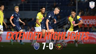 EXTENDED HIGHLIGHTS  🇹🇭 BURIRAM UNITED 70 KAYA FCILOILO 🇵🇭  SHOPEECUP 20242025 [upl. by Ramonda]