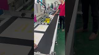 Foam board screen printing machine pearl cotton screen printing machine丝印机，移印机，丝网印刷机厂家直销 [upl. by Hebel]