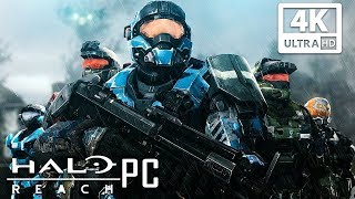 HALO REACH PC All Cutscenes 4K 60FPS Game Movie [upl. by Annoiek]